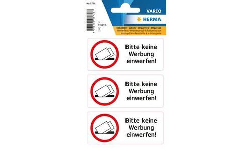 Herma hinweisetikett bitte - hinweisetikett, "bitte