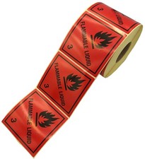 Gefahrgutaufkleber Klasse 3