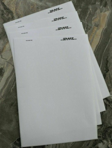 1000 dhl versandetiketten - 1-1000, a5