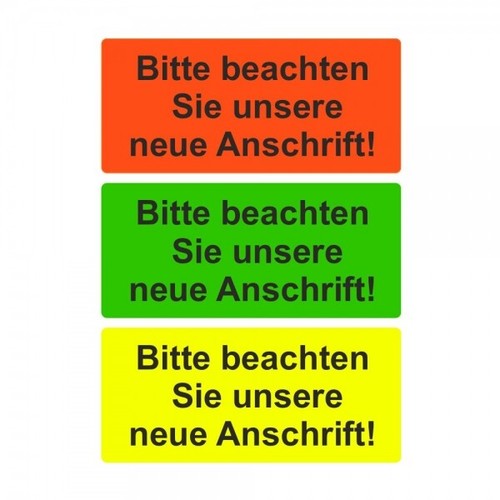 Versandetiketten aufkleber - /,