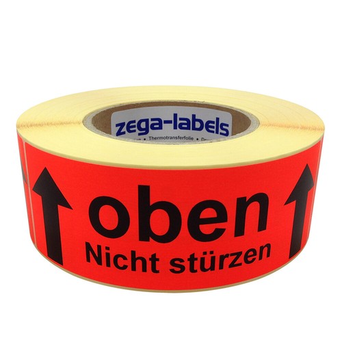 Versandetiketten rolle hier - -,