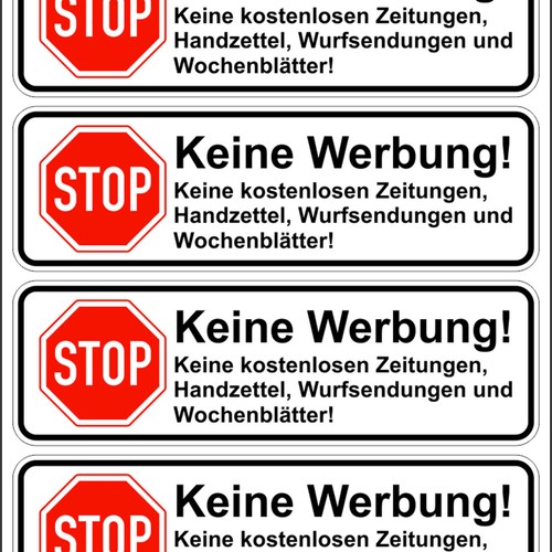 Aufkleber für briefkasten - aufkleber,