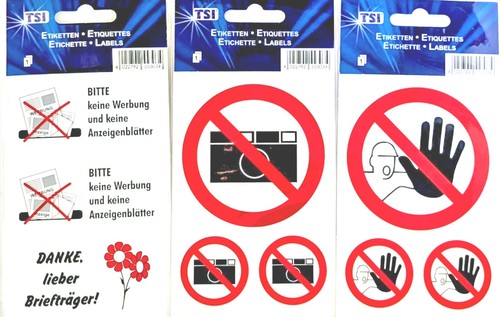 Briefkastenaufkleber