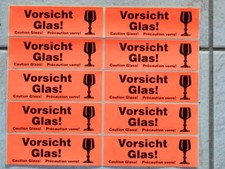 10 Paketaufkleber / Hinweis