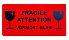 50 Hinweisetiketten "Fragile