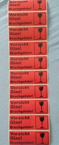 Paketaufkleber hinweis - 20, paketaufkleber/hinweis