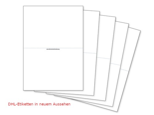 Original dhl versandetiketten - dhl,